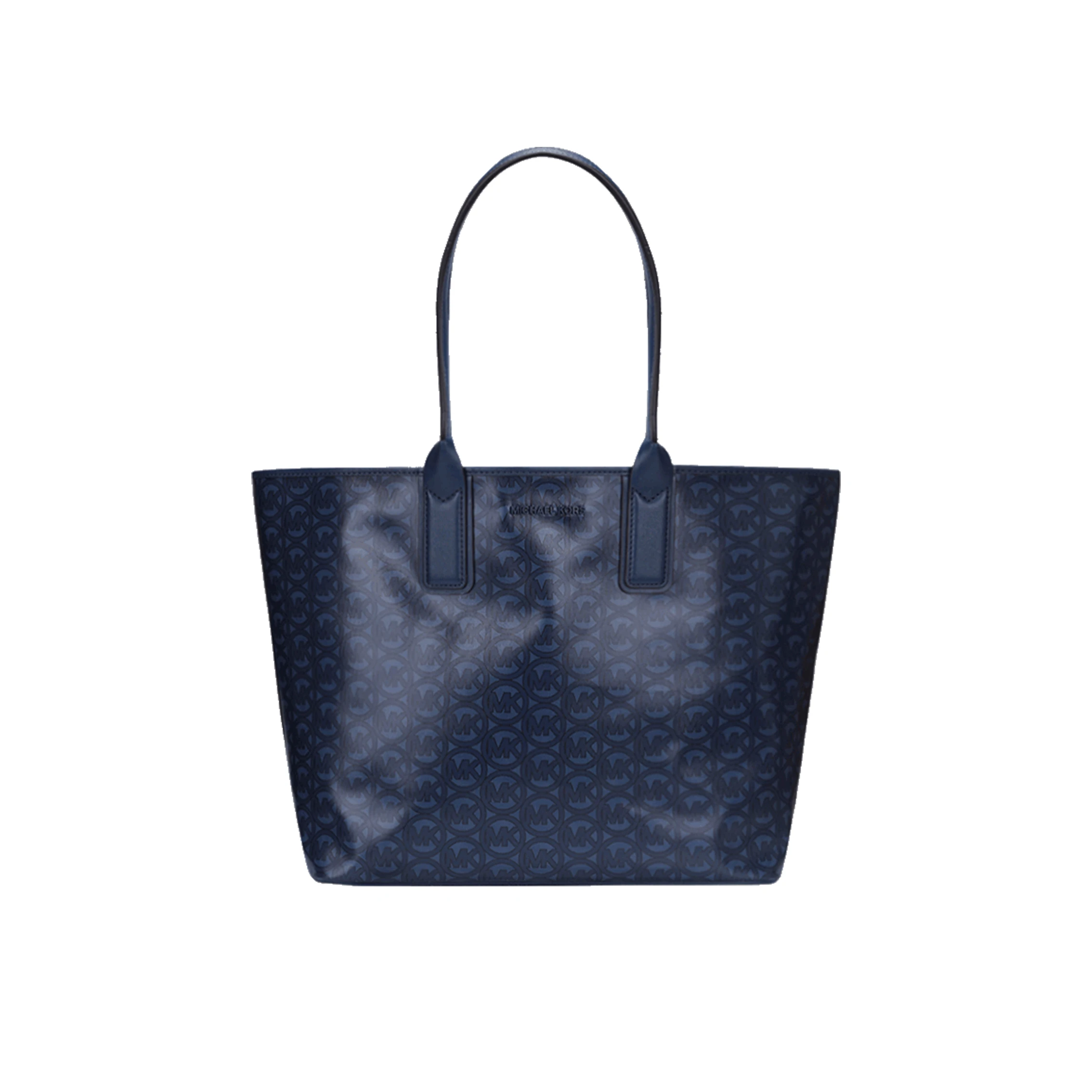 商品Michael Kors|Michael Kors 奥莱款女士皮质单肩手提包35H1T2JT3C-NAVY,价格¥746,第1张图片