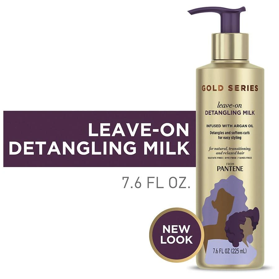 商品Pantene|Sulfate-Free Detangling Milk Treatment with Argan Oil,价格¥21,第4张图片详细描述