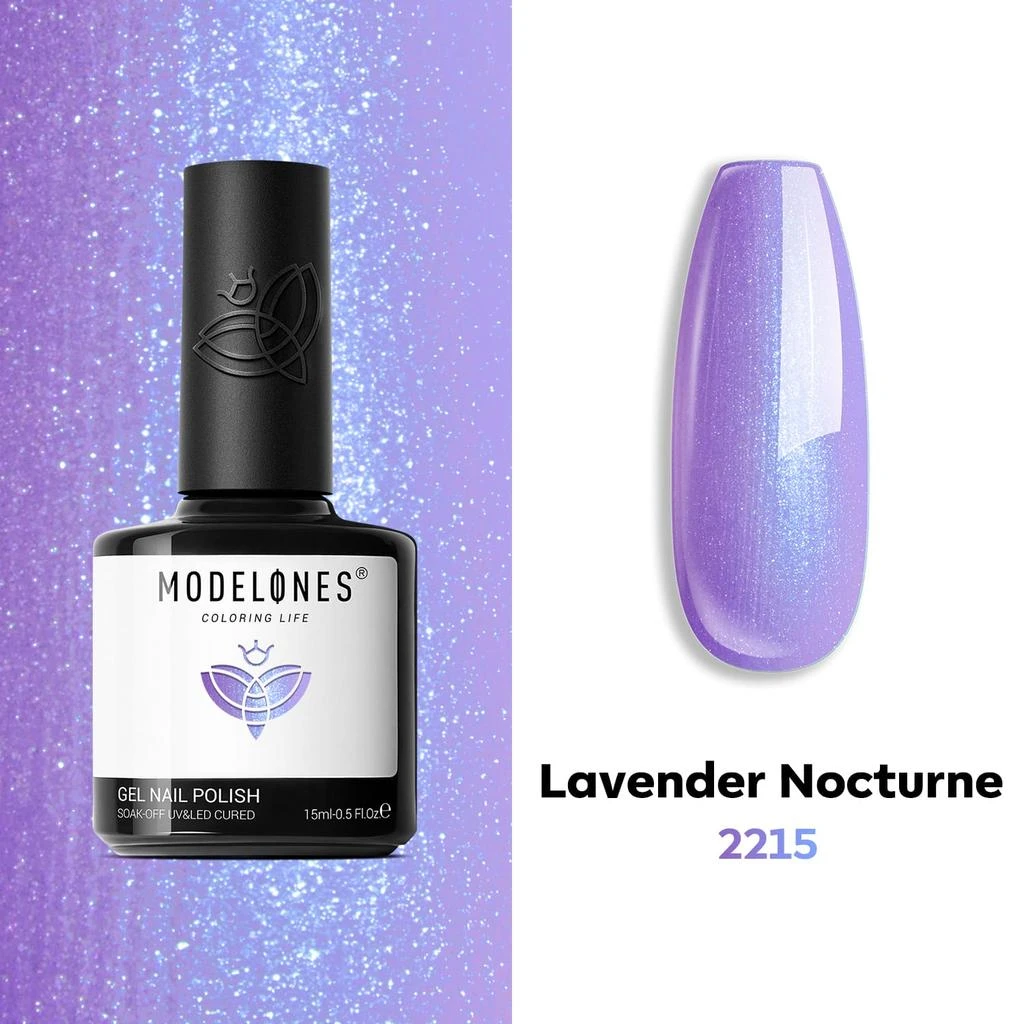 商品[国内直发] MODELONES|Lavender Nocturne|薰衣草夜曲 - 单色甲油胶15ml,价格¥81,第1张图片