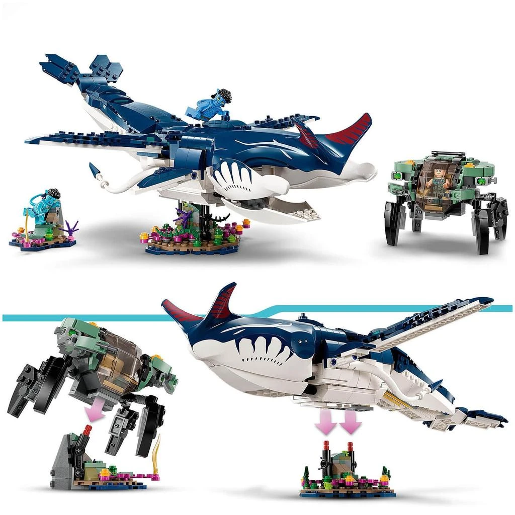 商品LEGO|LEGO Avatar Payakan the Tulkun & Crabsuit Building Toy (75579),价格¥942,第4张图片详细描述