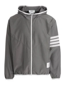 商品[国内直发] Thom Browne|THOM BROWNE 灰色男士外套 MJT366A-F0197-035,价格¥8829,第1张图片