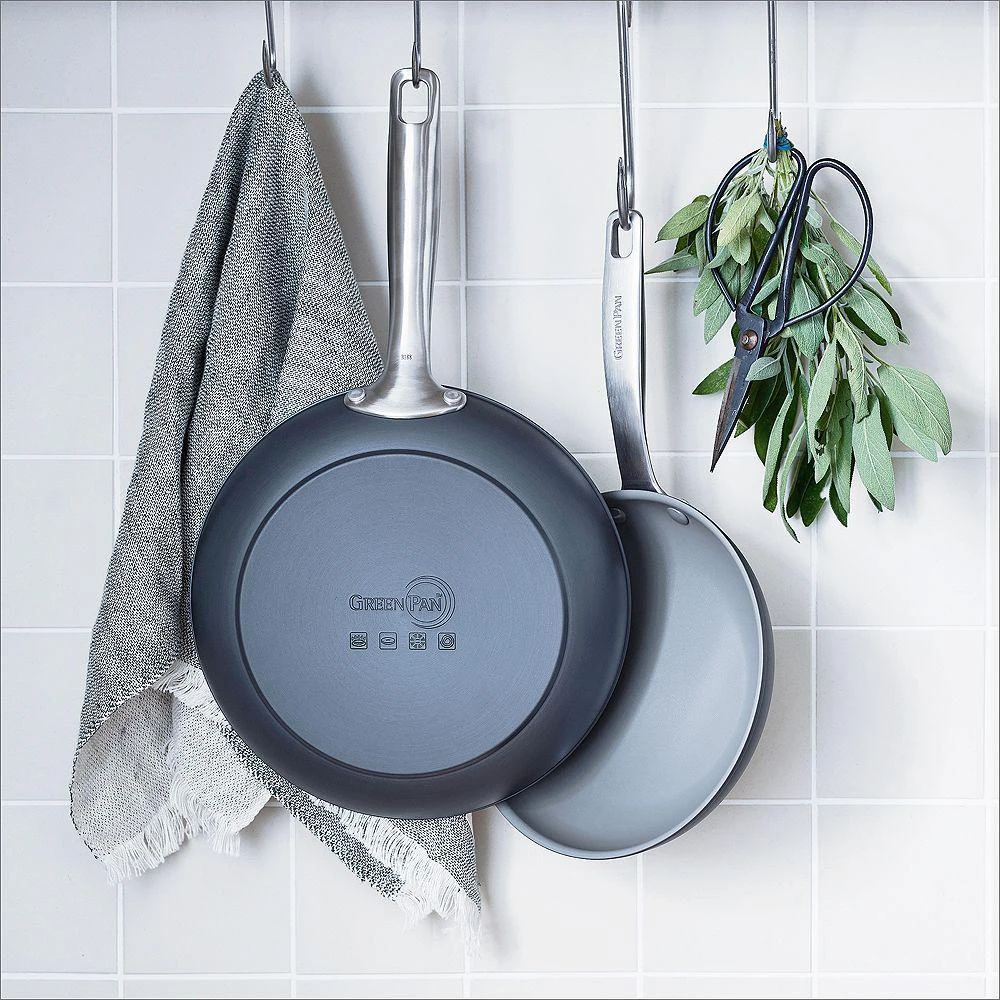 商品Greenpan|Chatham 8" & 10" Ceramic Nonstick Frypan Set,价格¥447,第1张图片