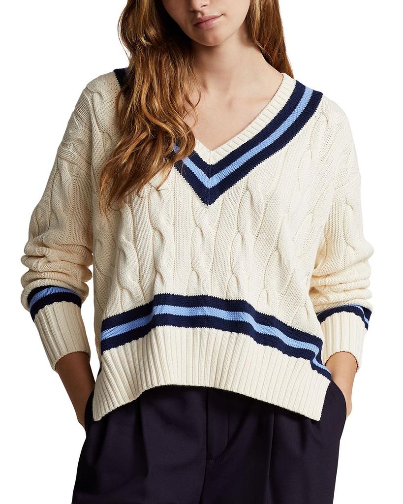 トップス \"Ralph Lauren\"multi border cotton knit fda9a519-795e-3d3e-b913-