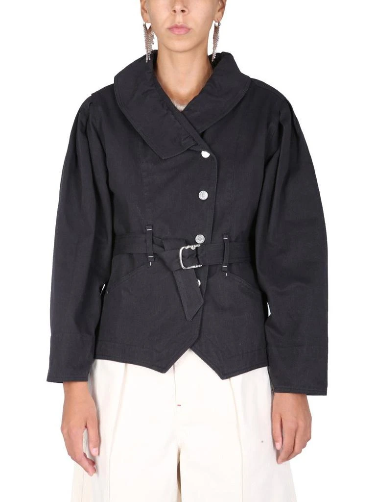 商品Isabel Marant|Isabel Marant Womens Black Other Materials Outerwear Jacket,价格¥5111,第1张图片