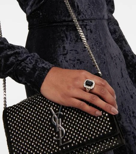 商品Yves Saint Laurent|Crystal-embellished ring,价格¥3481,第2张图片详细描述