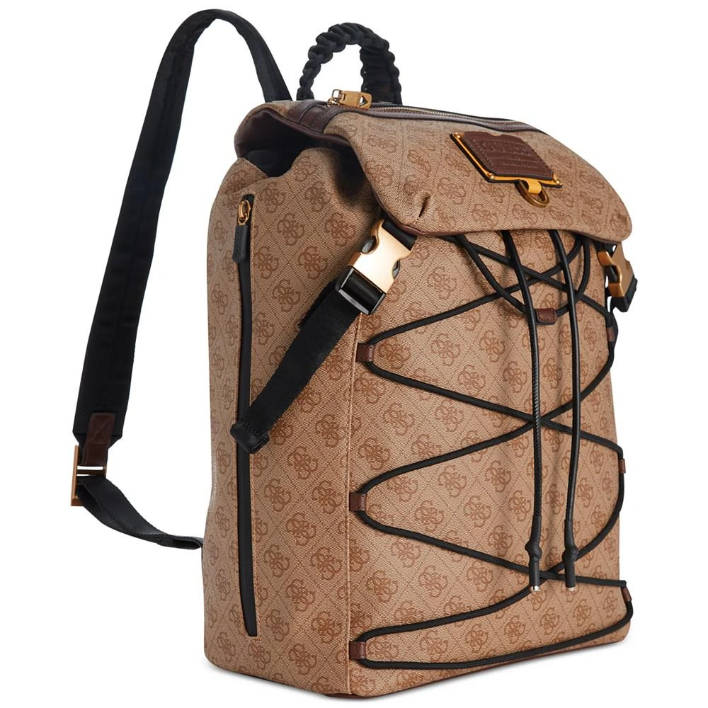 商品GUESS|Men's Salameda Quattro G All-Over Logo Backpack,价格¥732,第4张图片详细描述