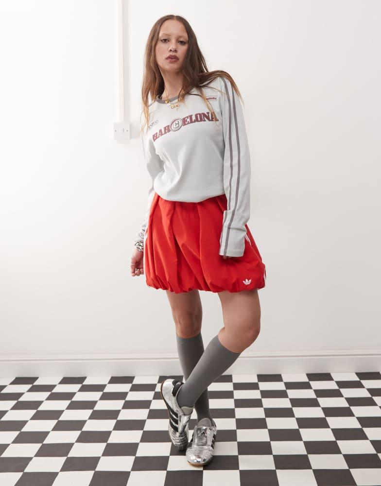 Adidas adidas Originals Adilenium Season 3 bubble mini skirt in