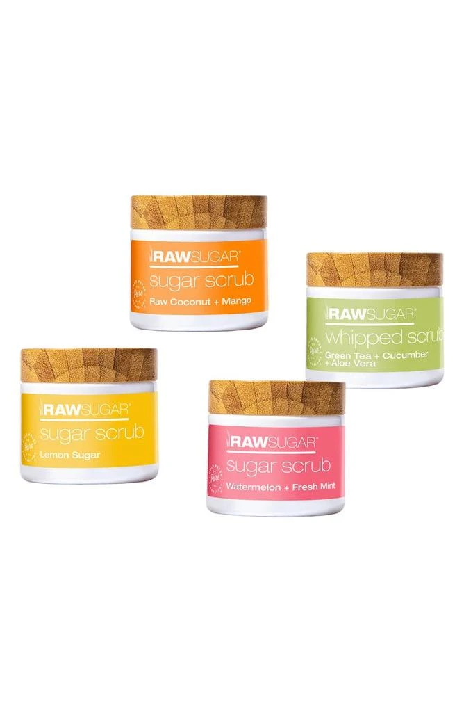 商品Raw Sugar|Glow Sugar Scrub Collection Gift Set,价格¥82,第3张图片详细描述