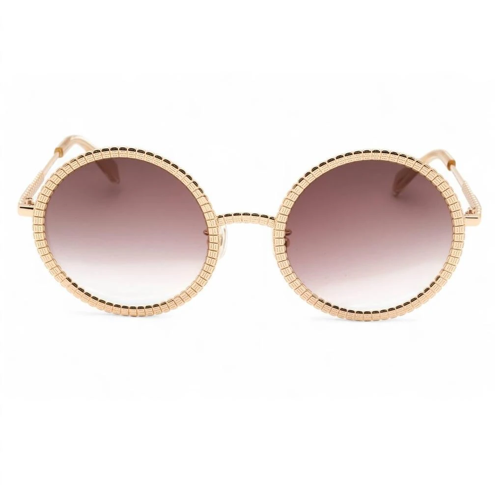 商品Lacoste|Women's L252S Ricky Regal Sunglasses In Medium Gold / Smoke Gradient,价格¥725,第2张图片详细描述