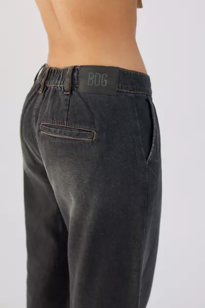 BDG Low-Rise Trouser Jean - Washed Black Denim商品第3张图片规格展示