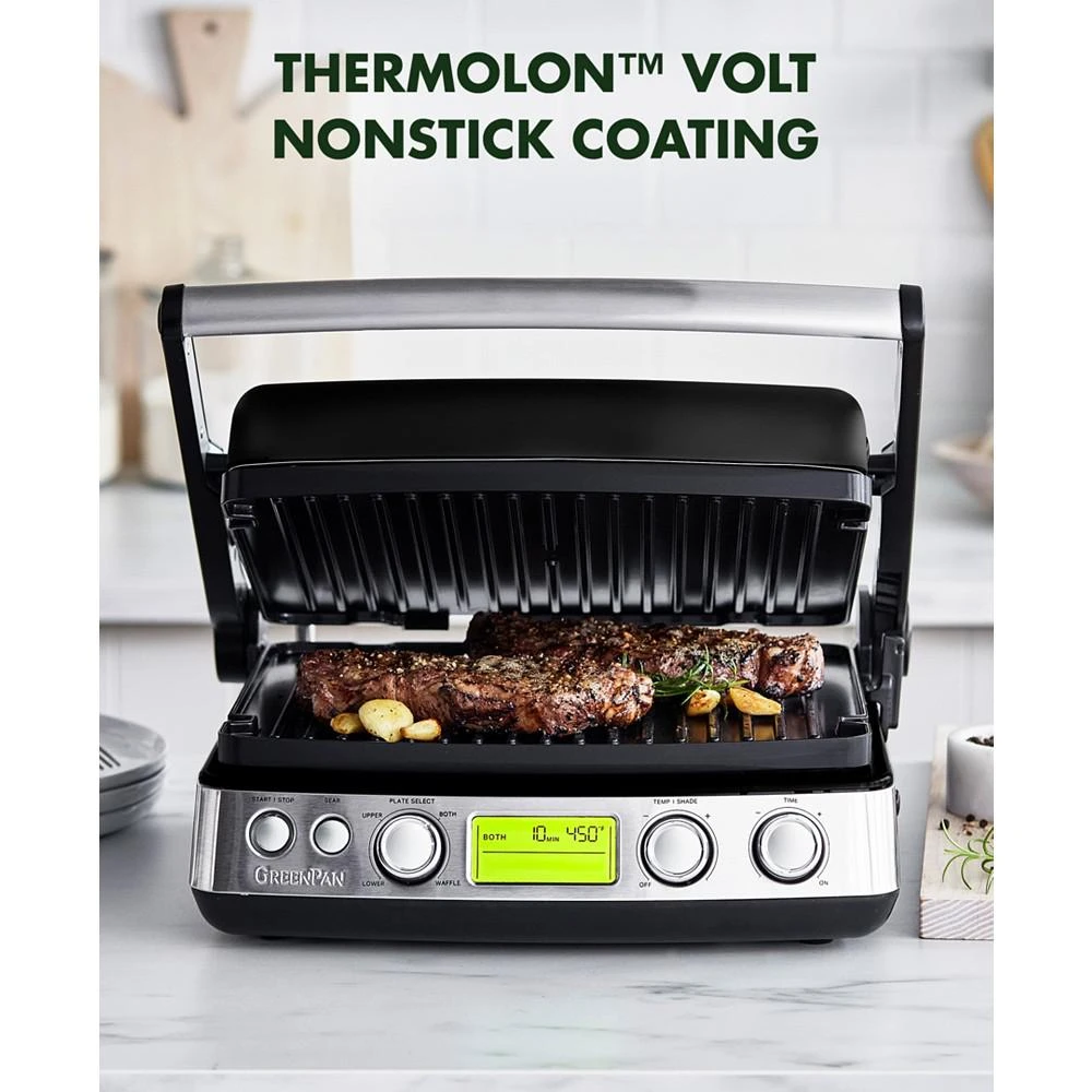 商品Greenpan|Elite Multifunction Grill, Griddle & Waffle Maker,价格¥3207,第2张图片详细描述