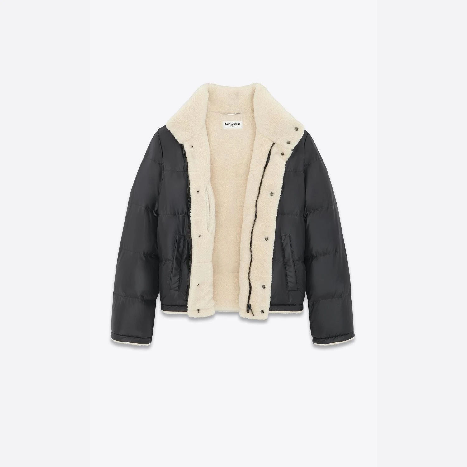 【预售】 YSL圣罗兰 24秋冬 男士 羽绒服 SAINT LAURENT尼龙羽绒夹克 745644Y9G121001 商品
