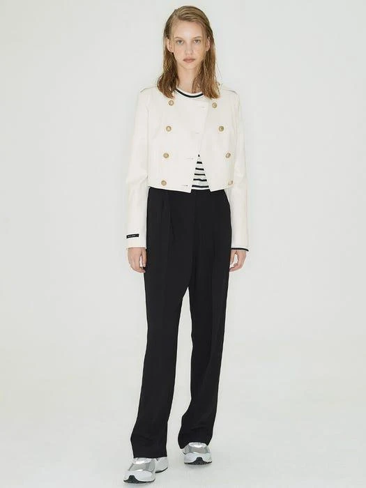 商品HAE BY HAEKIM|Faux Leather Rider Jacket,价格¥1284,第4张图片详细描述