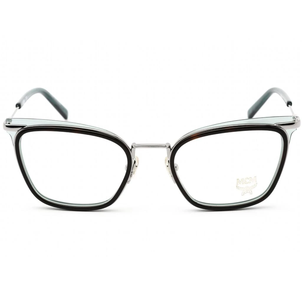 商品MCM|MCM Men's Eyeglasses - Clear Lens Havana/Petrol Cat Eye Shape Frame | MCM2146 240,价格¥532,第2张图片详细描述