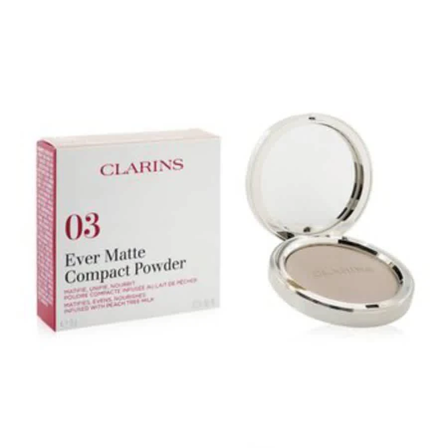 商品Clarins|Ladies Ever Matte Compact Powder 0.3 oz # 03 Light Medium Makeup 3380810482836,价格¥340,第2张图片详细描述