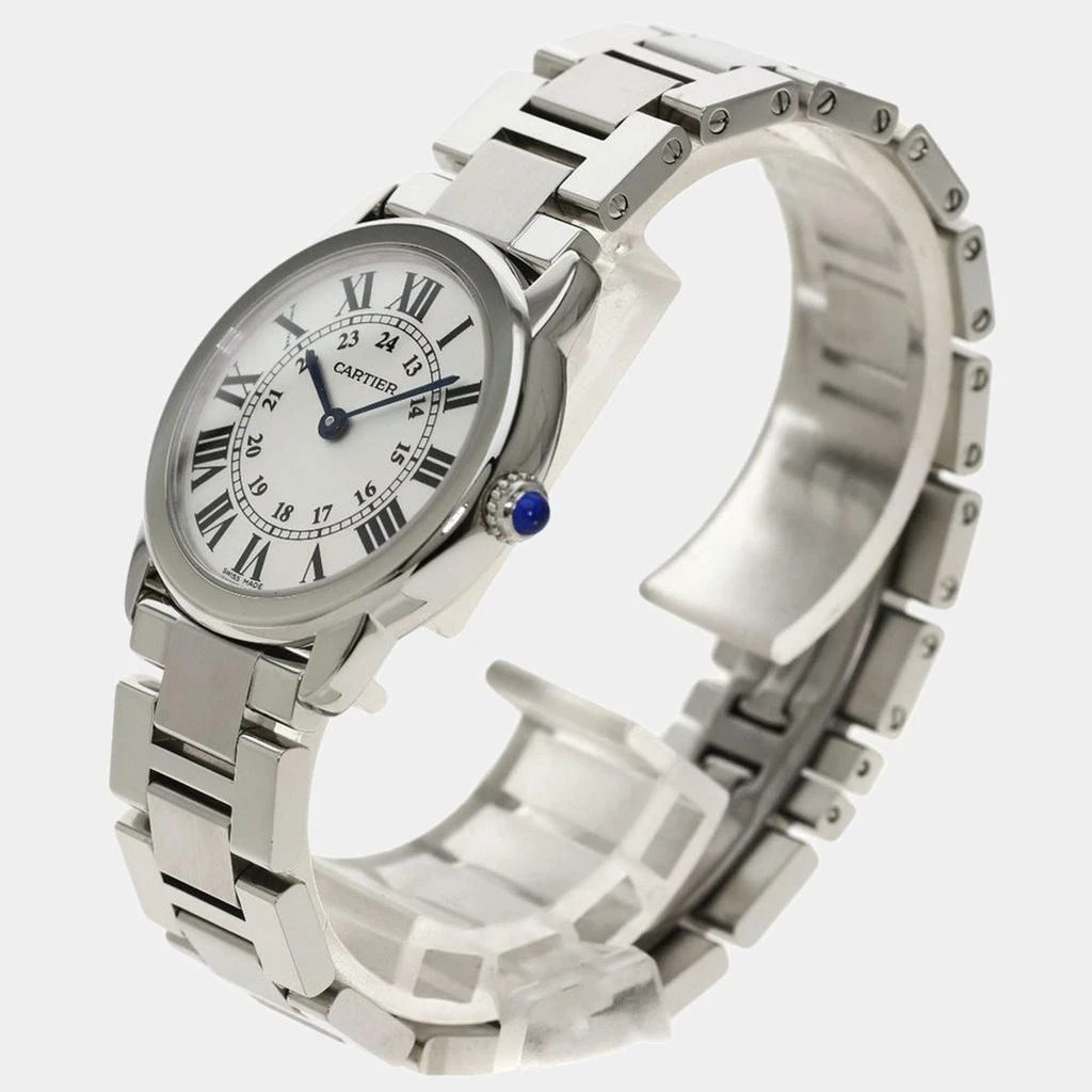 商品[二手商品] Cartier|Cartier Silver Stainless Steel Ronde Solo W6701004 Women's Wristwatch 29 mm,价格¥22005,第3张图片详细描述