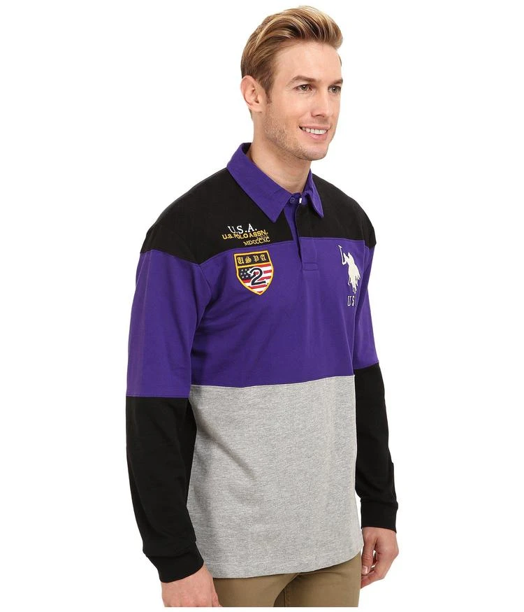 商品U.S. POLO ASSN.|Jersey Color Block Rugby Polo,价格¥387,第4张图片详细描述