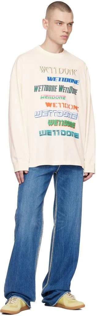 商品We11done|Off-White Printed Long Sleeve T-Shirt,价格¥1982,第4张图片详细描述