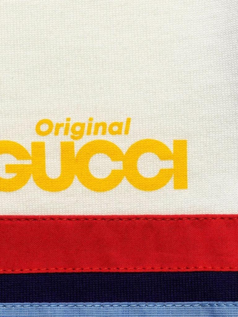 Gucci Blu Cotton Polo Shirt商品第3张图片规格展示
