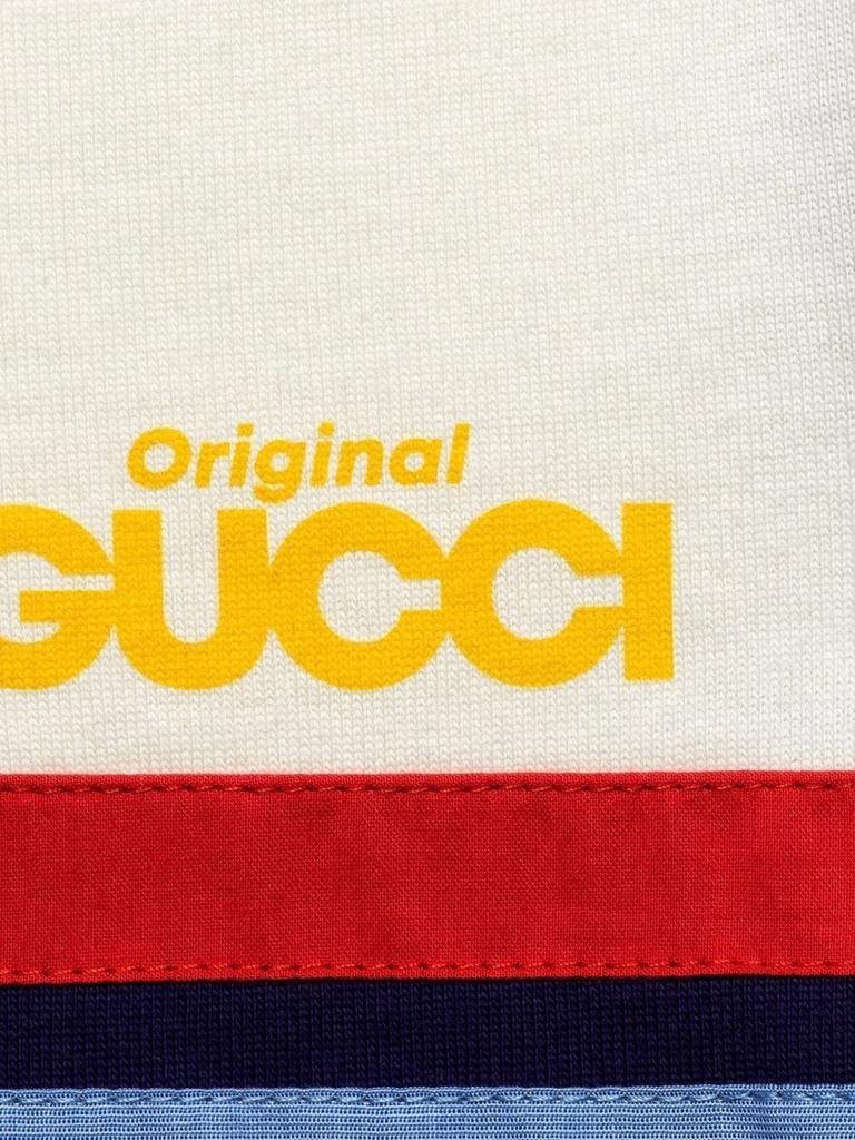商品Gucci|Gucci Blu Cotton Polo Shirt,价格¥1498,第5张图片详细描述