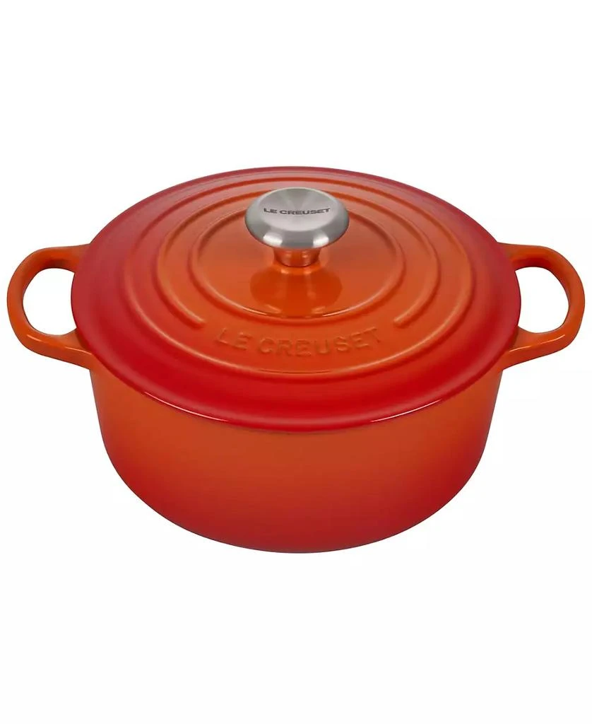 商品Le Creuset|4.5-Qt. Signature Enameled Cast Iron Round Dutch Oven,价格¥2887,第1张图片