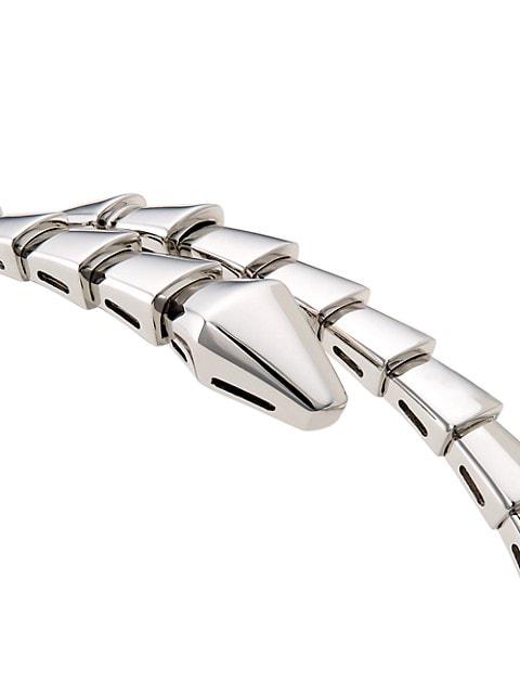 Serpenti Viper 18K White Gold Wrap Bracelet商品第4张图片规格展示