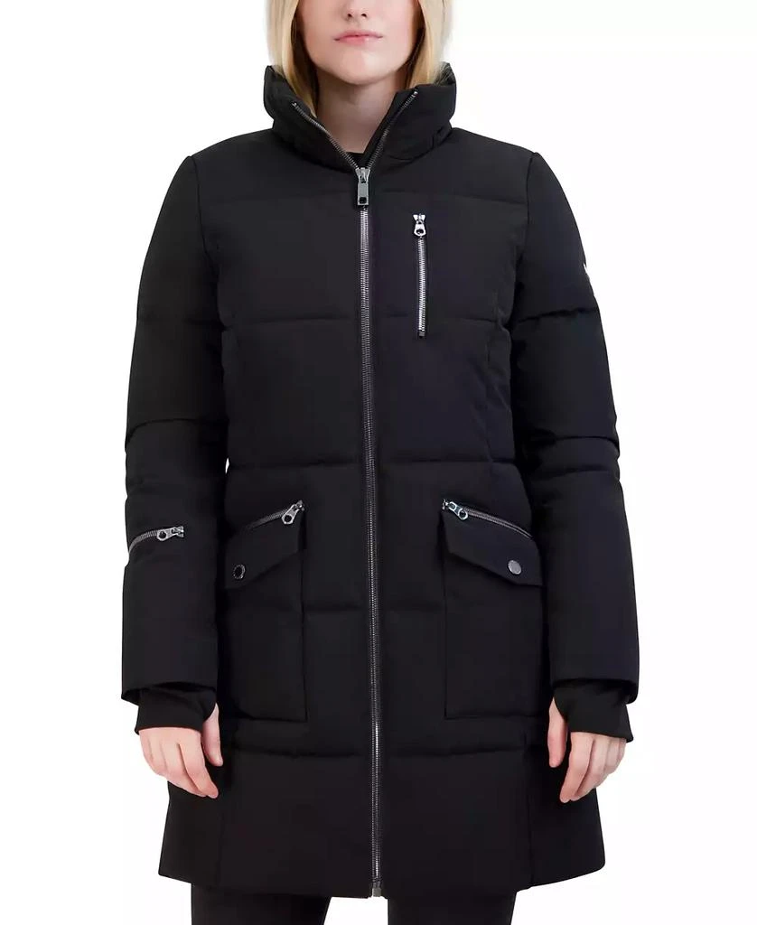 商品Nautica|Women's Faux-Fur-Trim Hooded Puffer Coat,价格¥707,第5张图片详细描述