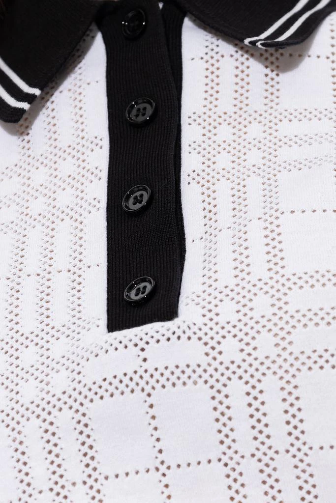 商品Burberry|Burberry Elenora Short-Sleeved Polo Shirt,价格¥6373,第2张图片详细描述