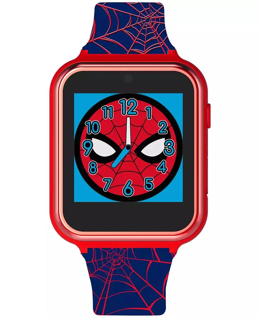 商品Accutime|Kid's Spiderman Black Silicone Strap Smart Watch 46x41mm,价格¥274,第1张图片