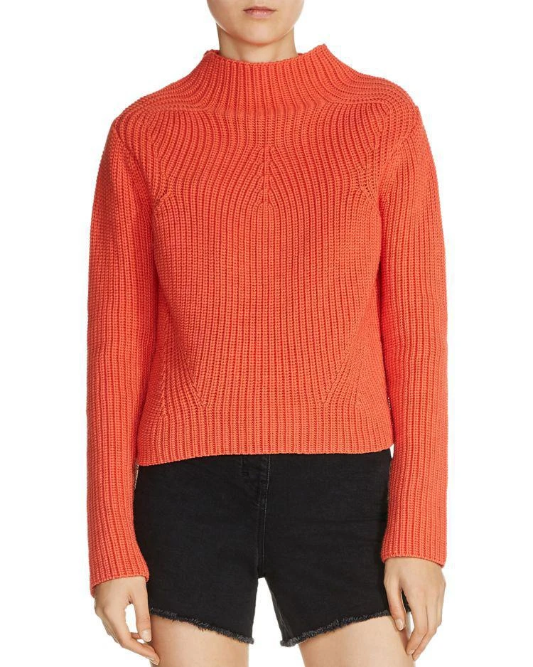 商品Maje|Metal Mock Neck Sweater,价格¥1463,第1张图片