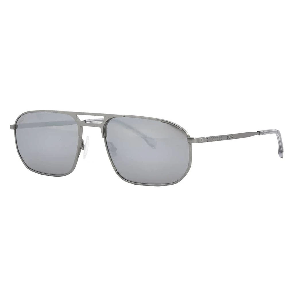 商品Hugo Boss|Solver Antireflective Navigator Men's Sunglasses BOSS 1446/S 0R81/JT 59,价格¥369,第3张图片详细描述