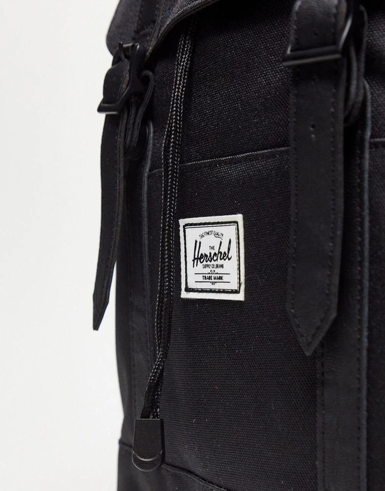 商品Herschel Supply|Herschel Supply Co Retreat small backpack in black,价格¥552,第2张图片详细描述