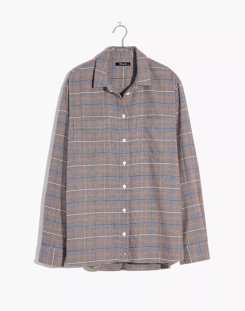 商品Madewell|Flannel Sunday Shirt in Elmhurst Plaid,价格¥677,第6张图片详细描述