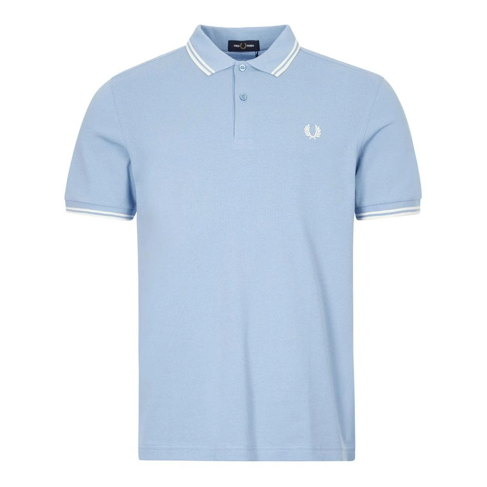 商品Fred Perry|Fred Perry Twin Tipped Polo Shirt - Blue,价格¥632,第1张图片