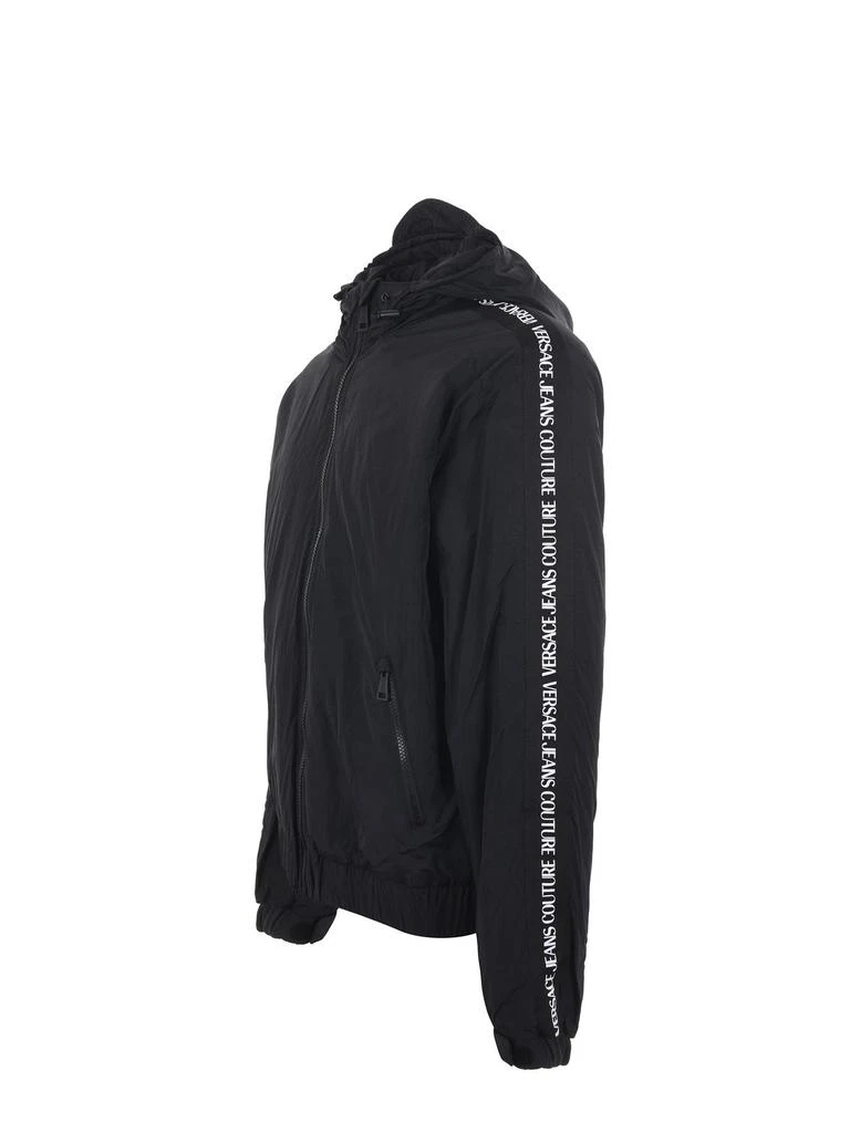 商品Versace|Versace Jeans Couture Logo-Tape Zipped Hooded Jacket,价格¥2437,第3张图片详细描述