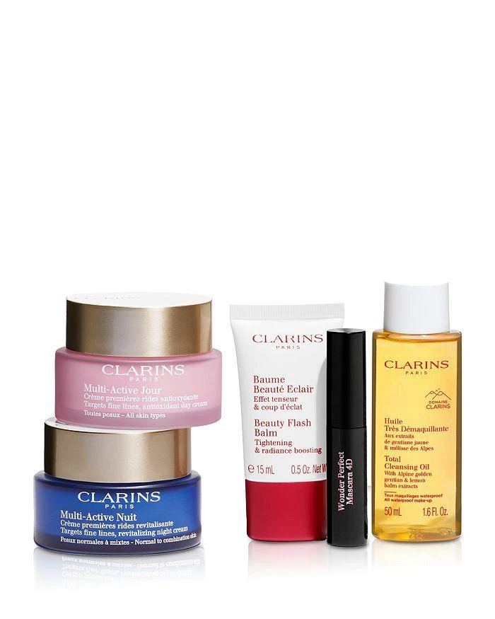 商品Clarins|Multi Active Luxury Skincare Set ($169 value),价格¥817,第2张图片详细描述