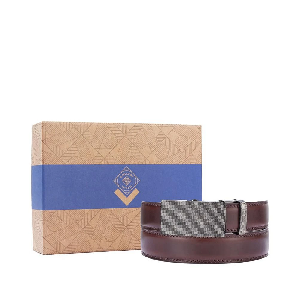 商品Gallery Seven|Men's Genuine Leather Ratchet Dress Belt,价格¥173,第5张图片详细描述