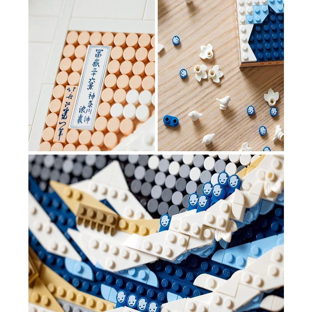 商品LEGO|ART Hokusai – The Great Wave 31208 Building Set, 1810 Pieces,价格¥745,第4张图片详细描述