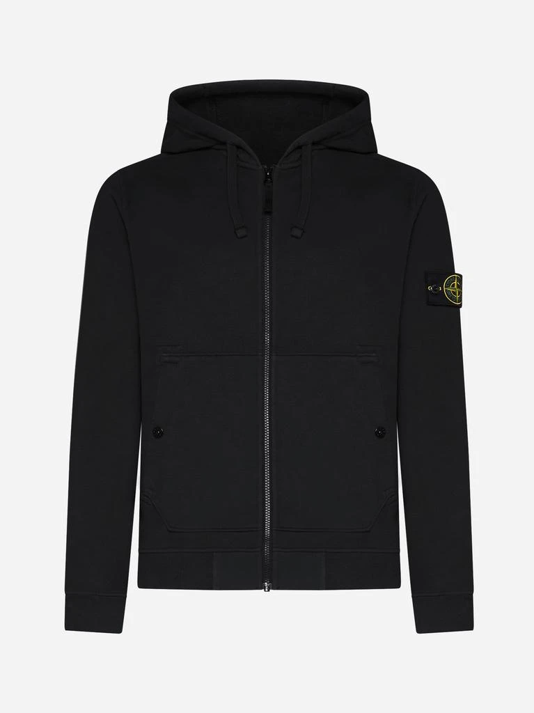 商品Stone Island|Cotton zip-up hoodie,价格¥2738,第1张图片