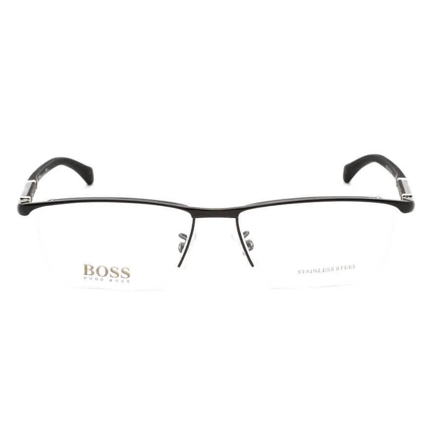商品Hugo Boss|Hugo Boss Demo Rectangular Unisex Eyeglasses BOSS 1104/F 0807 55,价格¥297,第2张图片详细描述