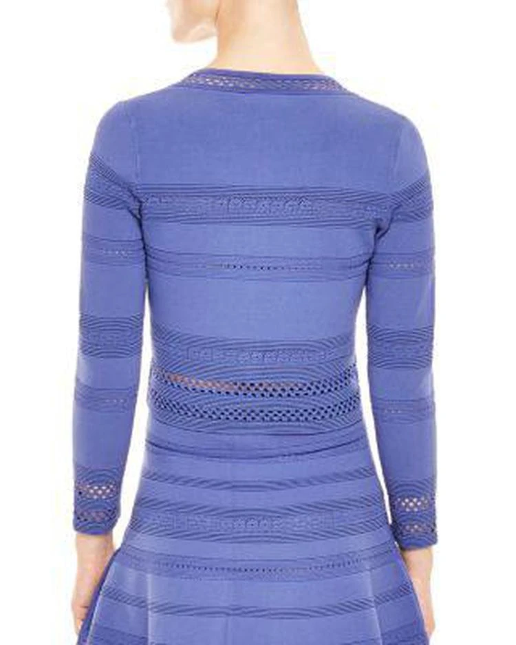 商品Sandro|Eglantine Eyelet-Detail Sweater,价格¥747,第2张图片详细描述