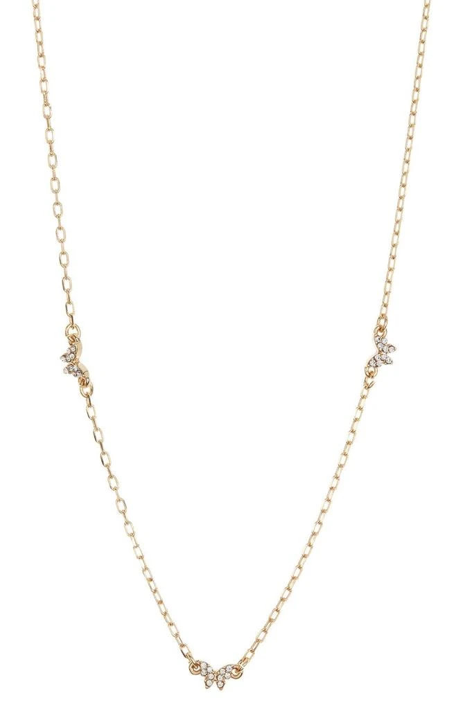 商品Vince Camuto|Pavé Butterfly Station Necklace,价格¥86,第1张图片