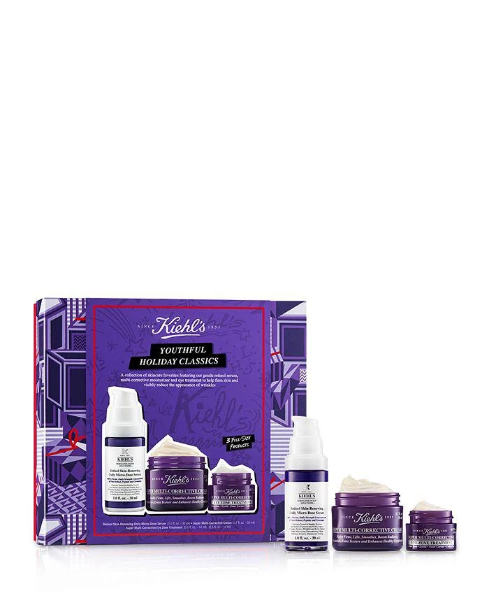 商品Kiehl's|Holiday Classics Skincare Set ($201 value),价格¥649,第1张图片