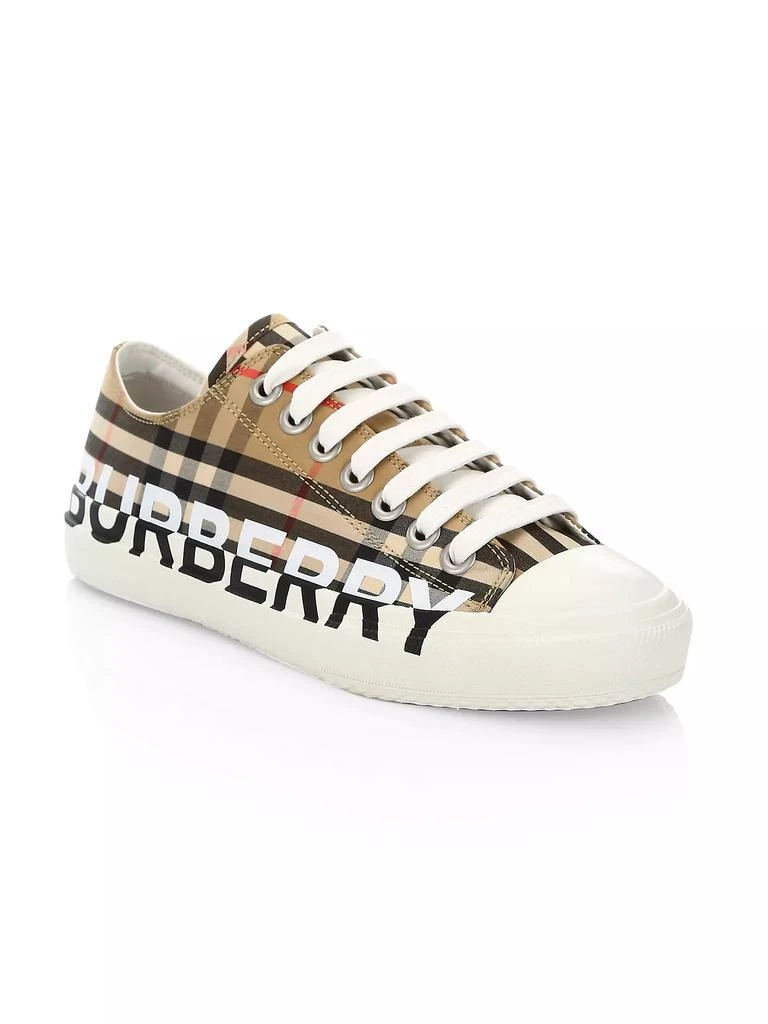 商品Burberry|Jack Vintage Check Canvas Sneakers,价格¥4873,第2张图片详细描述