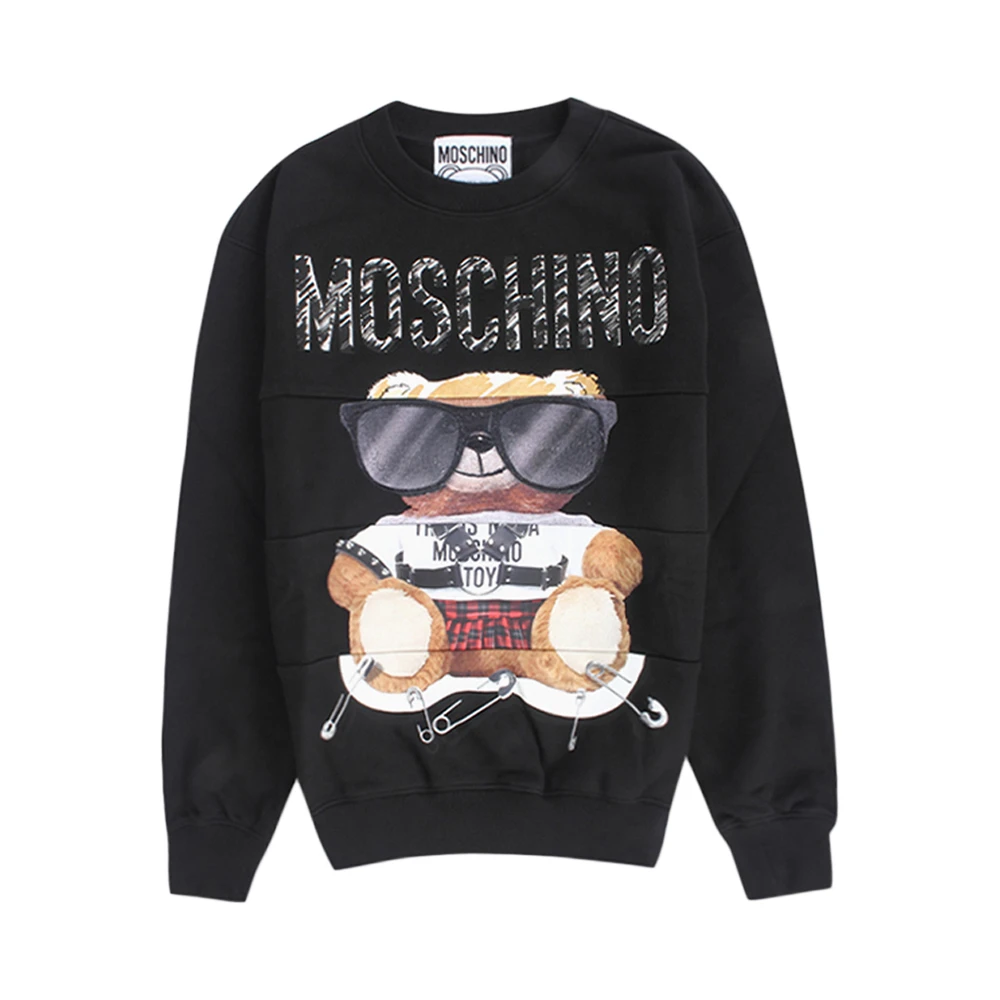 商品[国内直发] Moschino|MOSCHINO 黑色女士卫衣/帽衫 EV1713-5527-3555,价格¥1082,第1张图片