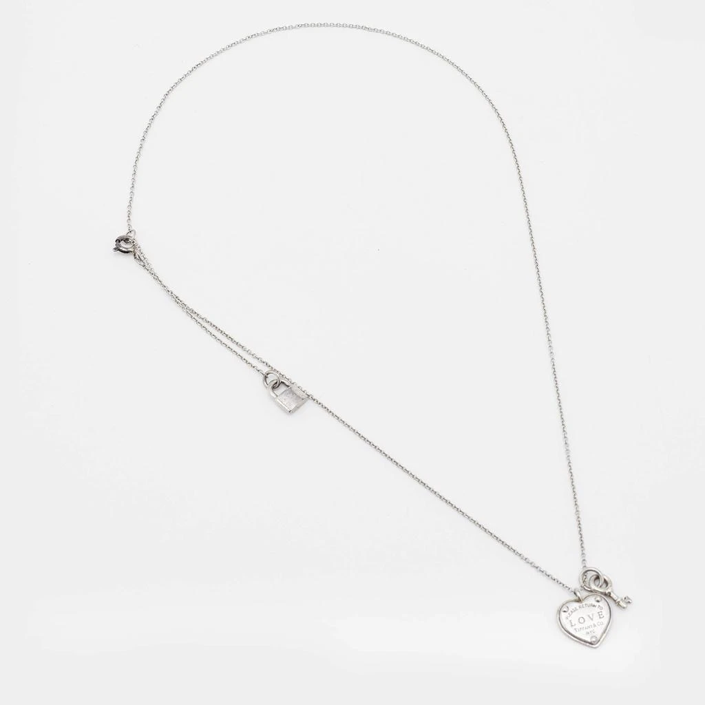 商品[二手商品] Tiffany & Co.|Tiffany & Co. Return to Love Tiffany & Co. Lock Key Charm Heart Tag Sterling Silver Pendant Necklace,价格¥2372,第3张图片详细描述