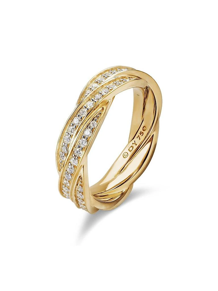 商品David Yurman|DY Helios⿢ Band Ring in 18K Yellow Gold,价格¥40602,第3张图片详细描述