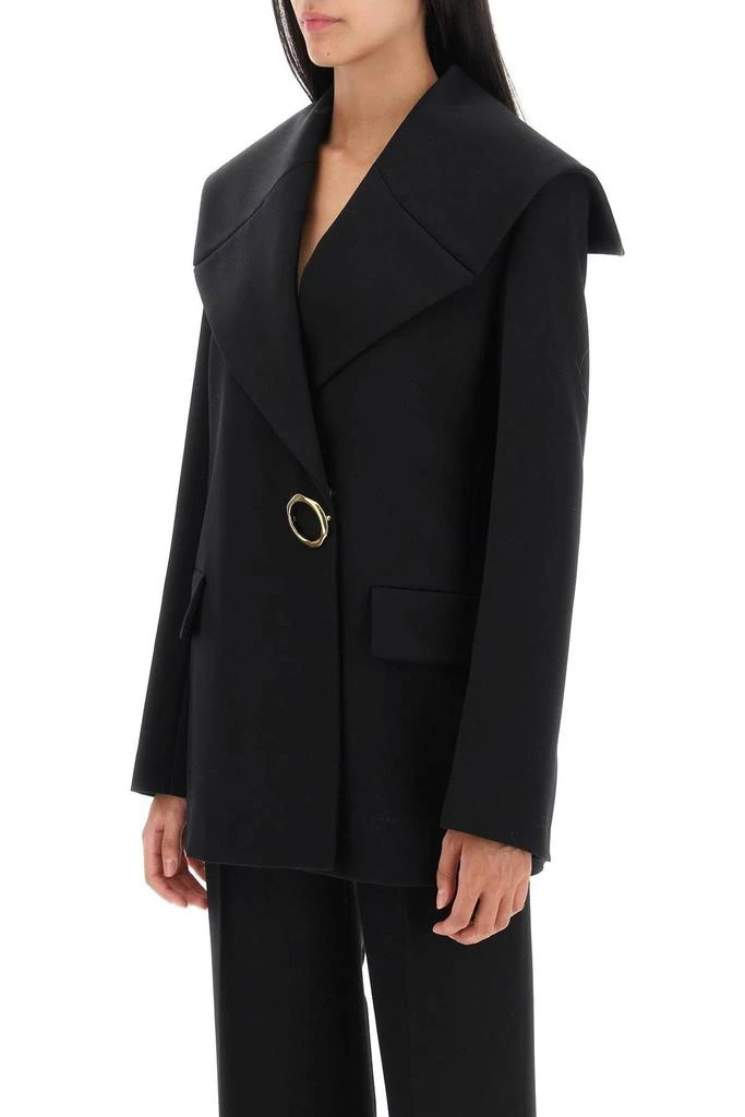 商品Jil Sander|Grain de poudre jacket with jewel brooch,价格¥6842,第5张图片详�细描述