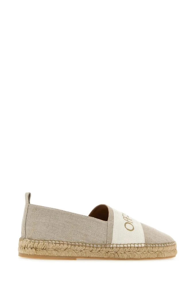 商品Off-White|Sand canvas Bookish espadrilles,价格¥1738,第2张图片详细描述