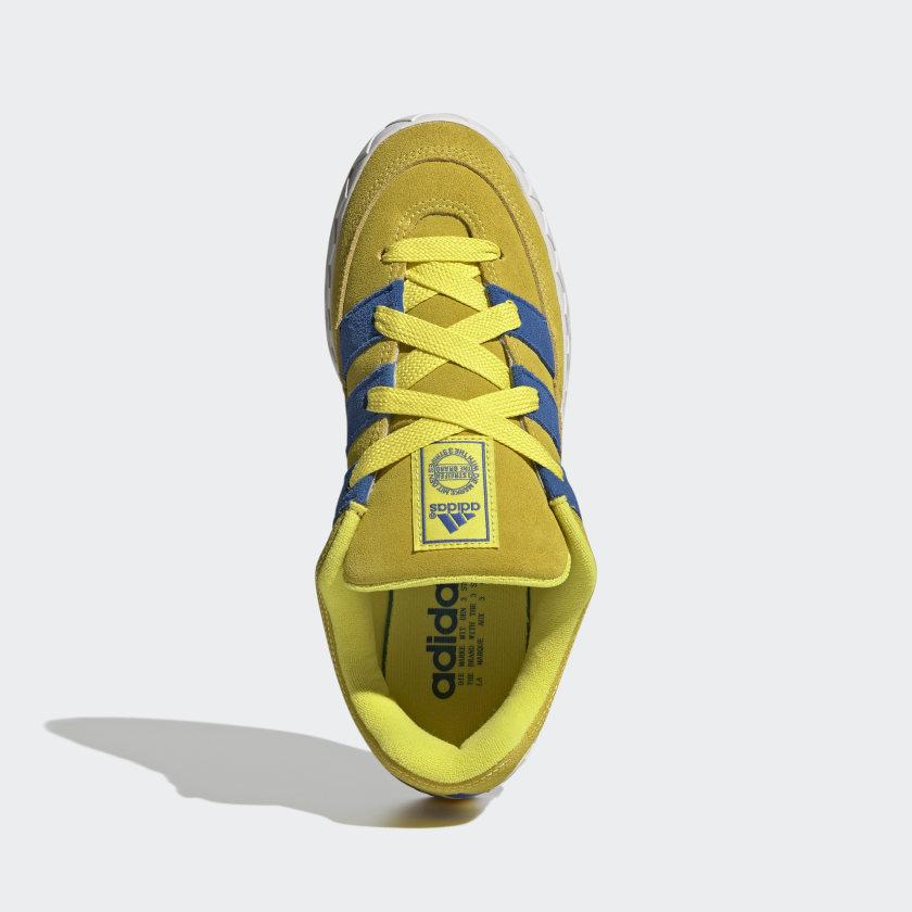 男款 Adimatic 运动鞋 亮黄色商品第2张图片规格展示
